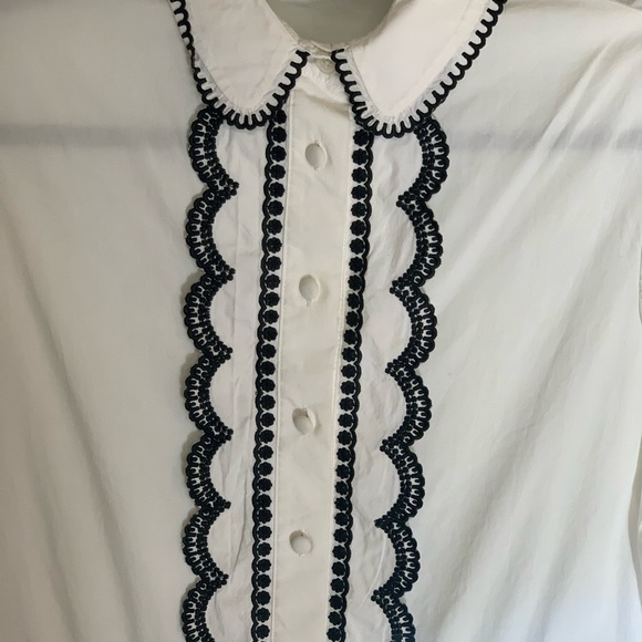 Red Valentino Cotton Babydoll Mini Dress size 38 - Picture 4 of 8